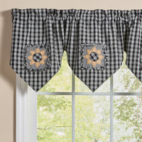 Thumbnail for Stafford Sunflower Lined Triple Point Valance 20