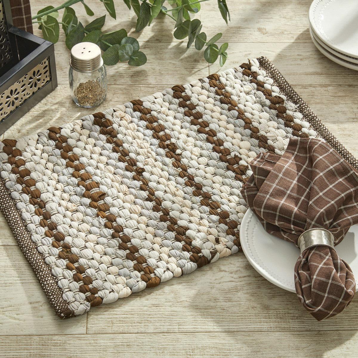 Family Chindi Placemat Set of 12 Park Designs - The Fox Decor