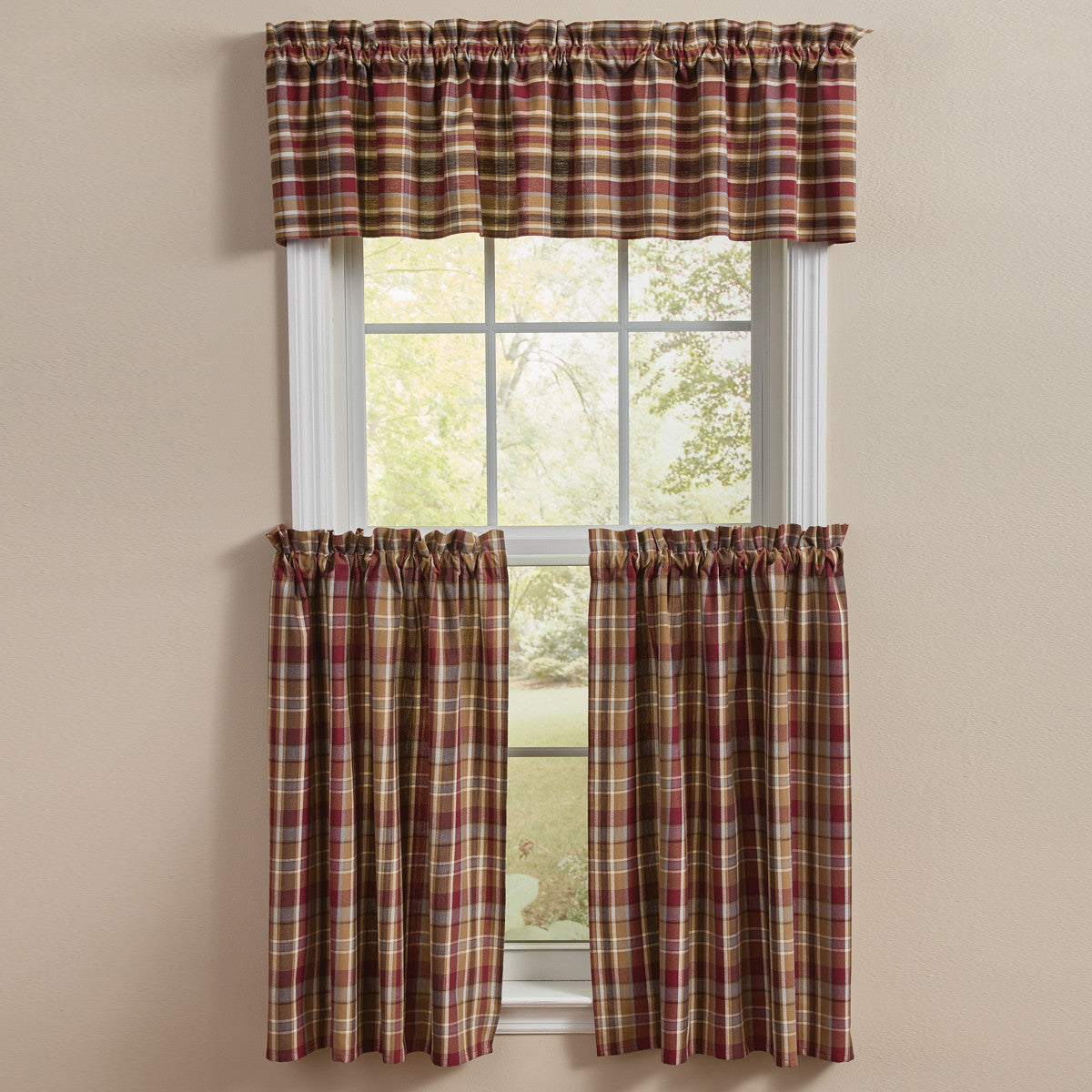 Gatlin Valance 14" L Set of 2 Park Designs - The Fox Decor