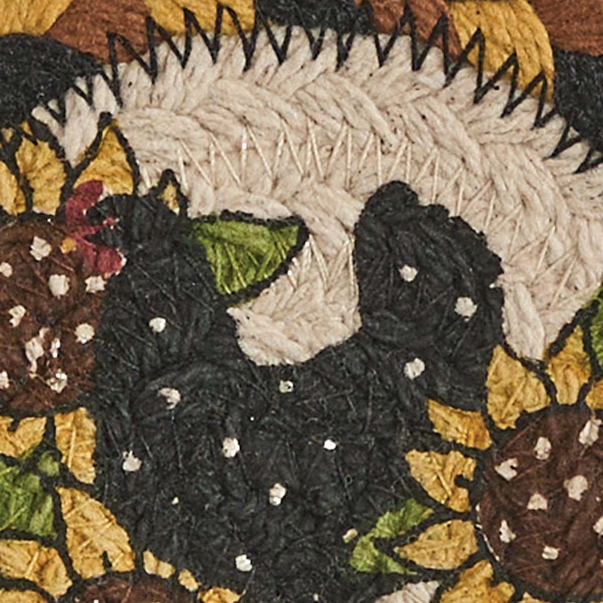 Henny Penny Printed Braided Coasters Set of 4 Park Designs - The Fox Decor