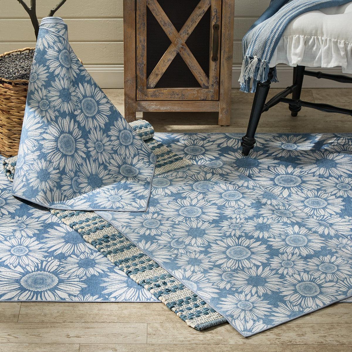 Flower Garden Rug Runner 2' x 6' Set of 2 Park Designs - The Fox Decor