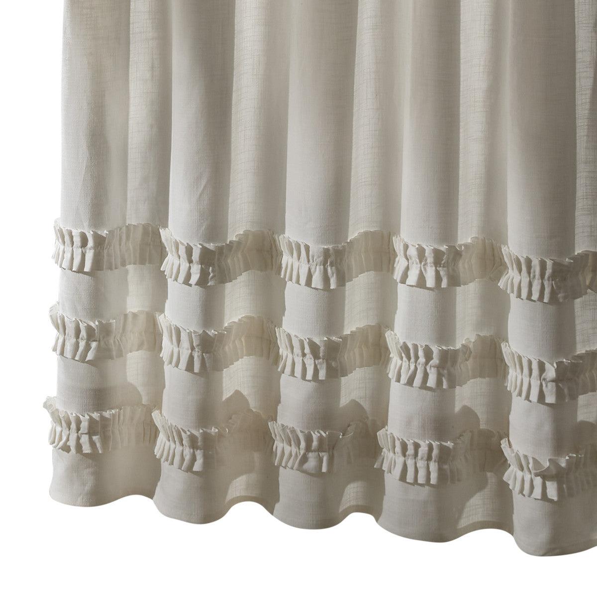 Colette Ruffle Shower Curtain - Set of 2 Park Designs - The Fox Decor