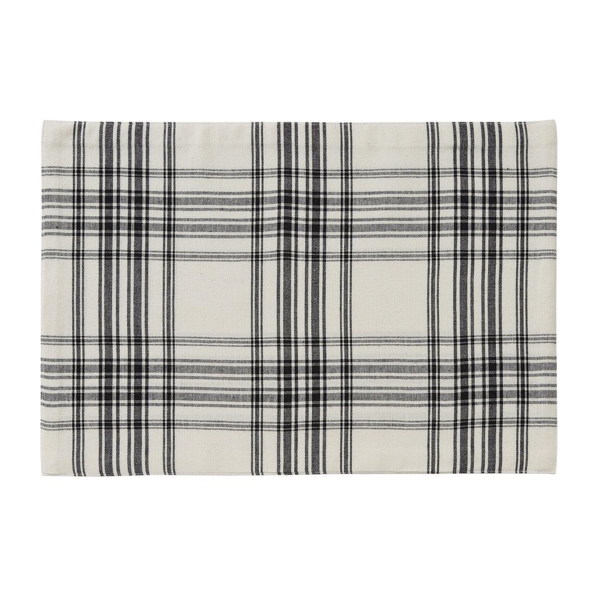 Onyx And Ivory Placemat Set of 12 Park Designs - The Fox Decor