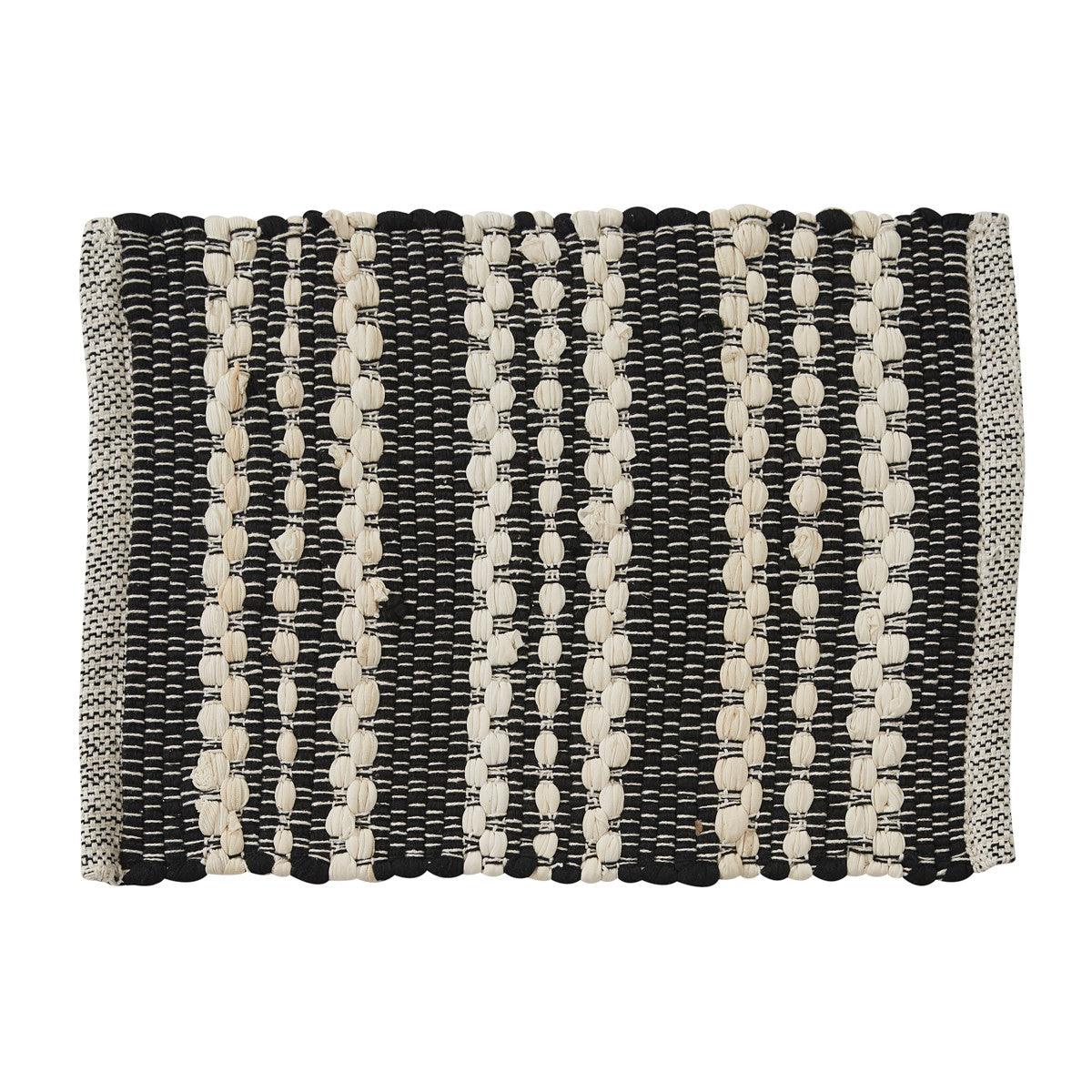 Onyx And Ivory Chindi Placemat Set of 12 Park Designs - The Fox Decor