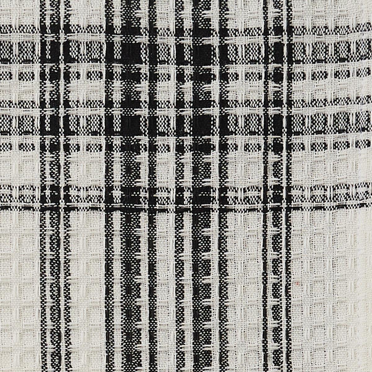Onyx And Ivory Waffle Dishtowel Set of 12 Park Designs - The Fox Decor