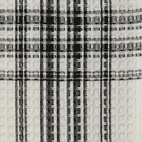 Onyx And Ivory Waffle Dishtowel Set of 12 Park Designs - The Fox Decor