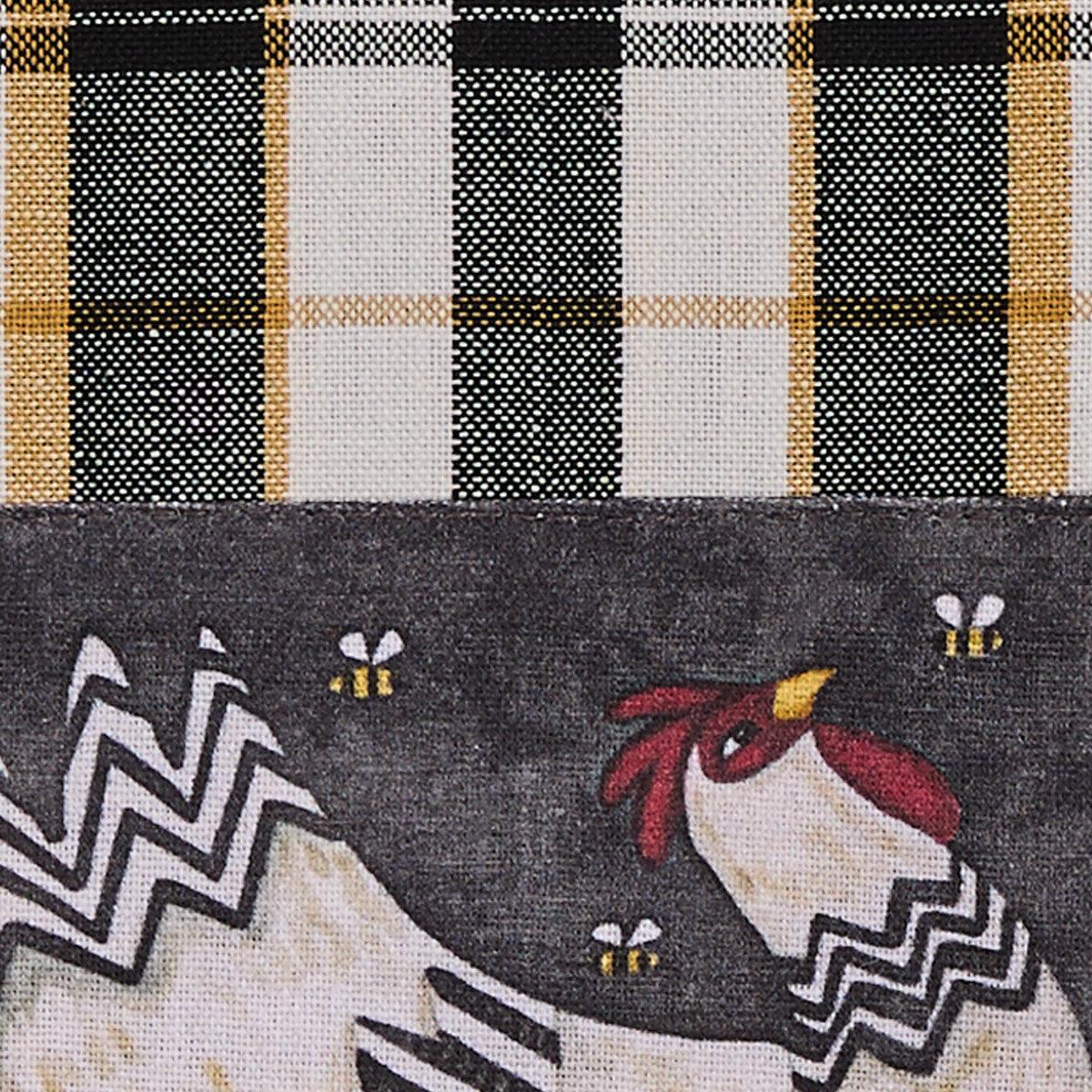 My Little White Hen Decorative Dishtowel Set of 6 Park Designs - The Fox Decor