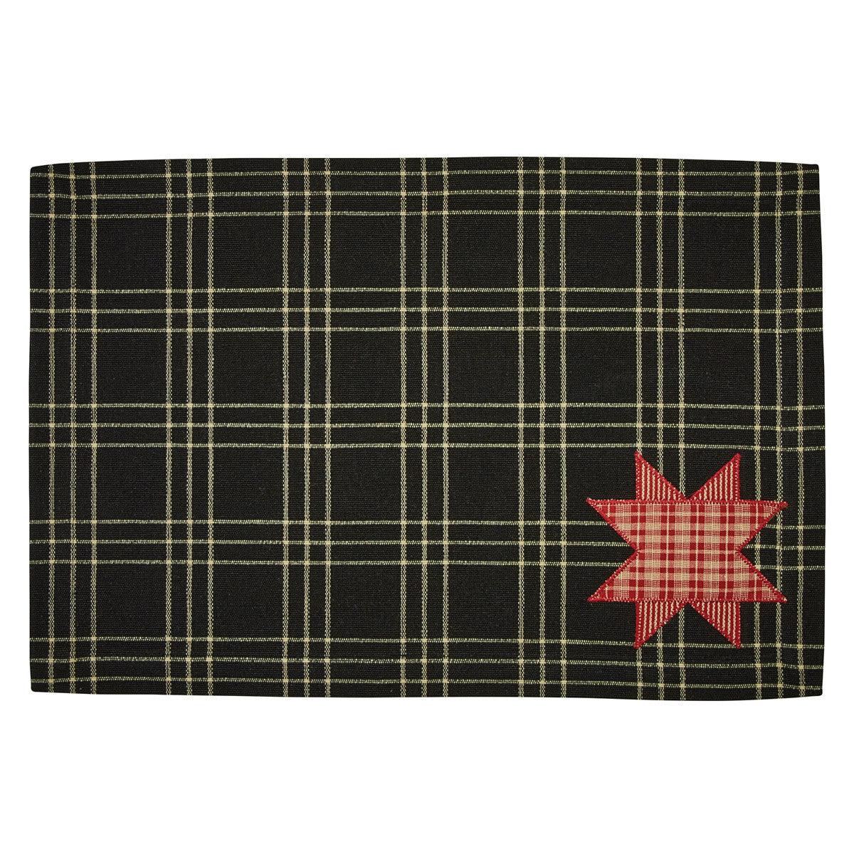 Farmhouse Star Applique Placemat Set of 12 Park Designs - The Fox Decor