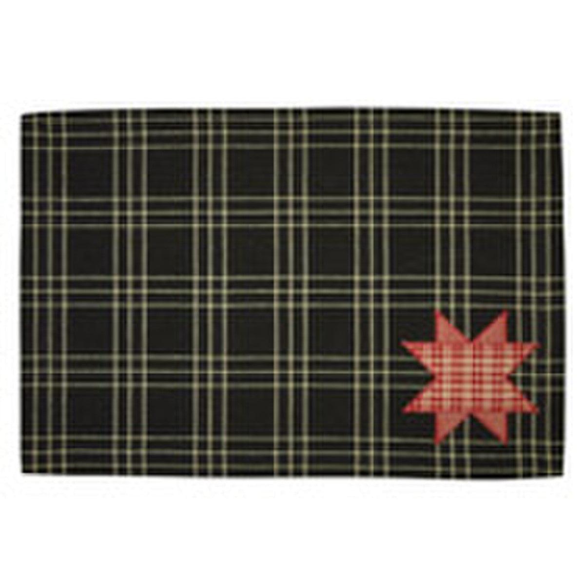 Farmhouse Star Applique Placemat Set of 12 Park Designs - The Fox Decor