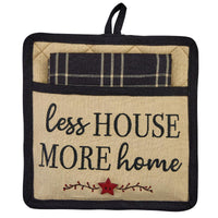 Less House More Home Pocket Potholder Set Park Designs - The Fox Decor