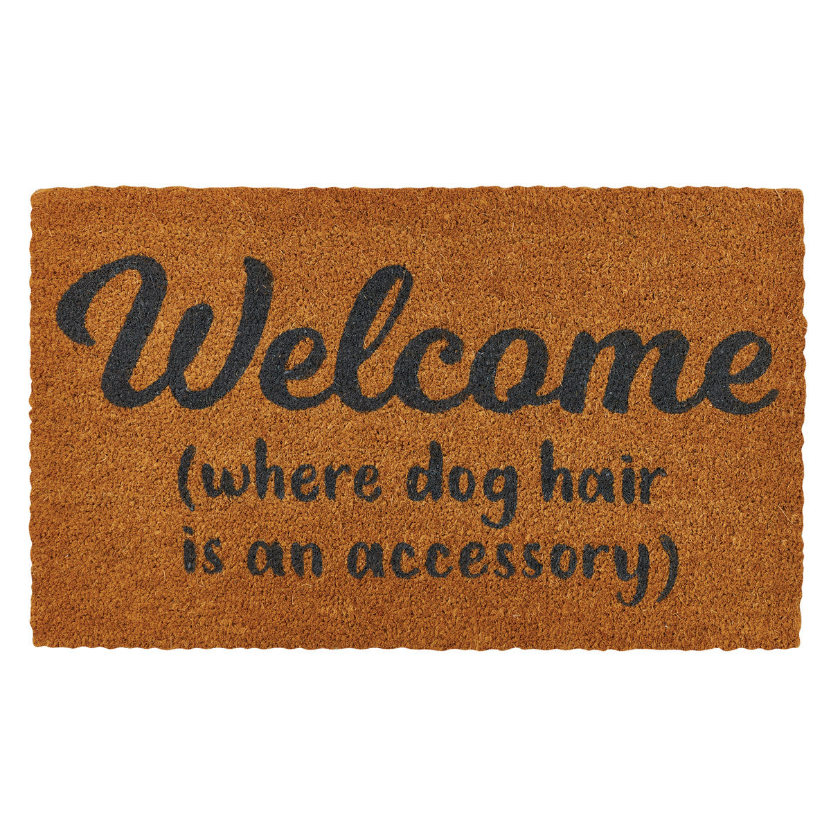 Welcome Dog Hair Doormat  Park Designs