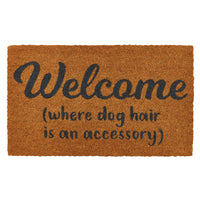 Thumbnail for Welcome Dog Hair Doormat  Park Designs