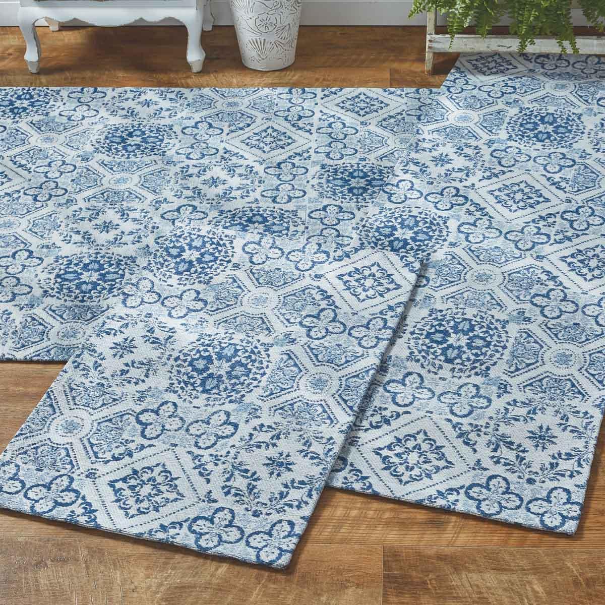 Delft Tile 2' x 3' Rug Park Designs - The Fox Decor