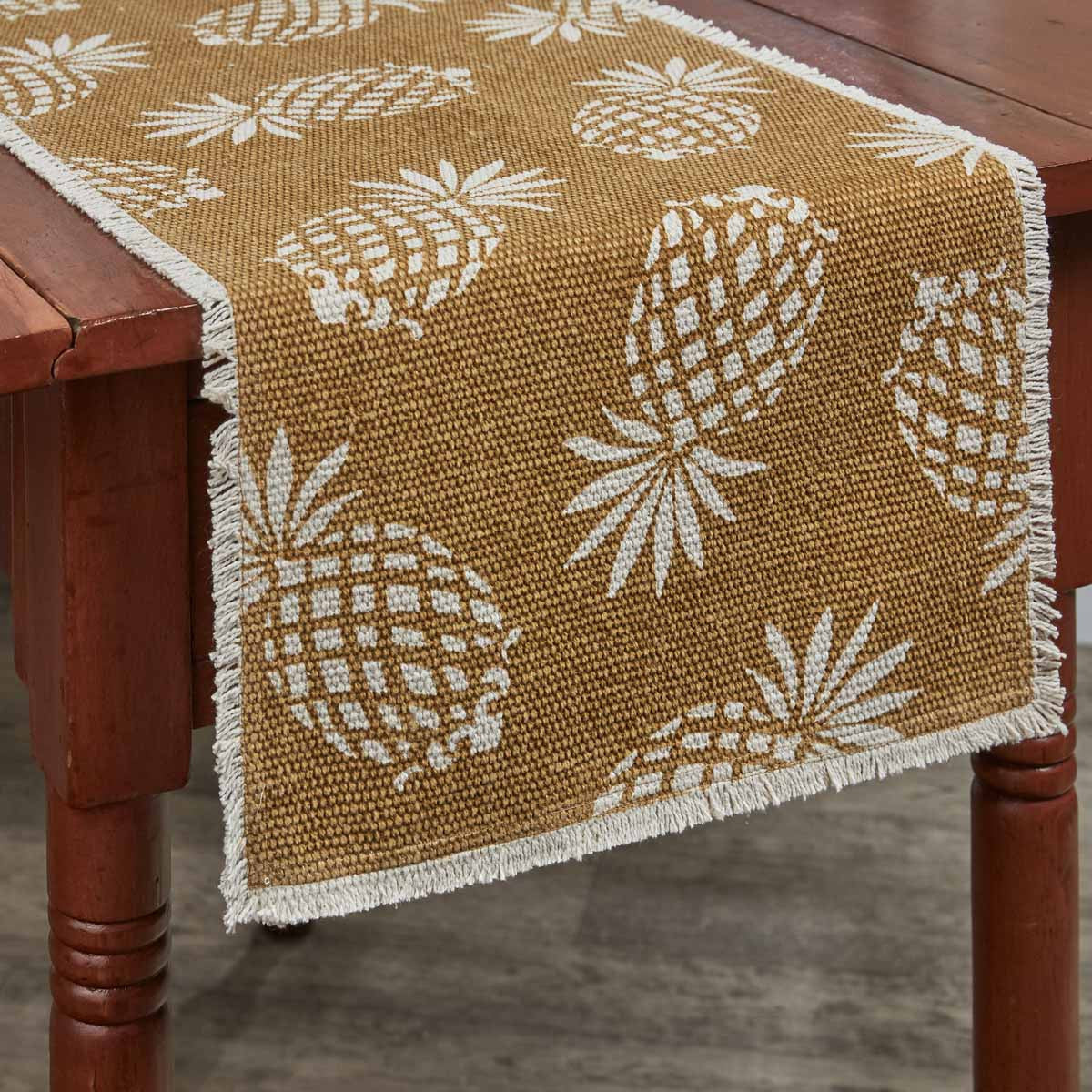 Pineapple Table Runner 54"L Set of 2 Park Designs - The Fox Decor
