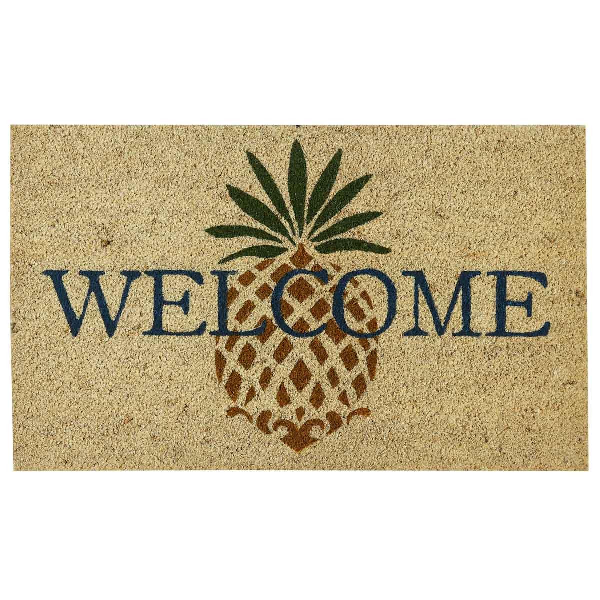 Pineapple Welcome Doormat Park Designs - The Fox Decor
