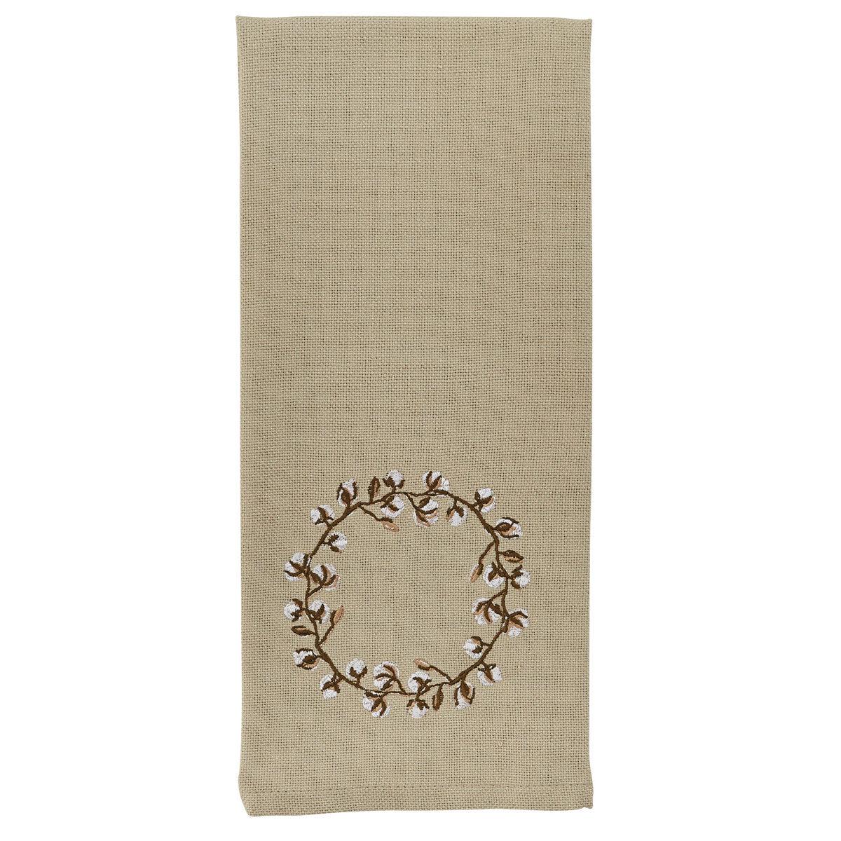 Cotton Wreath Decorative Dishtowel Set of 6 Park Designs - The Fox Decor