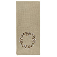 Cotton Wreath Decorative Dishtowel Set of 6 Park Designs - The Fox Decor