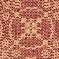 Barn Red Tan Marshfield Jacquard 14