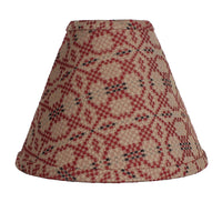 Kendall Jacquard Red 14 In Lamp Shade - Interiors by Elizabeth
