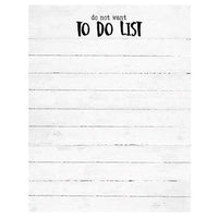 Do Not Want To Do Notepad - The Fox Decor
