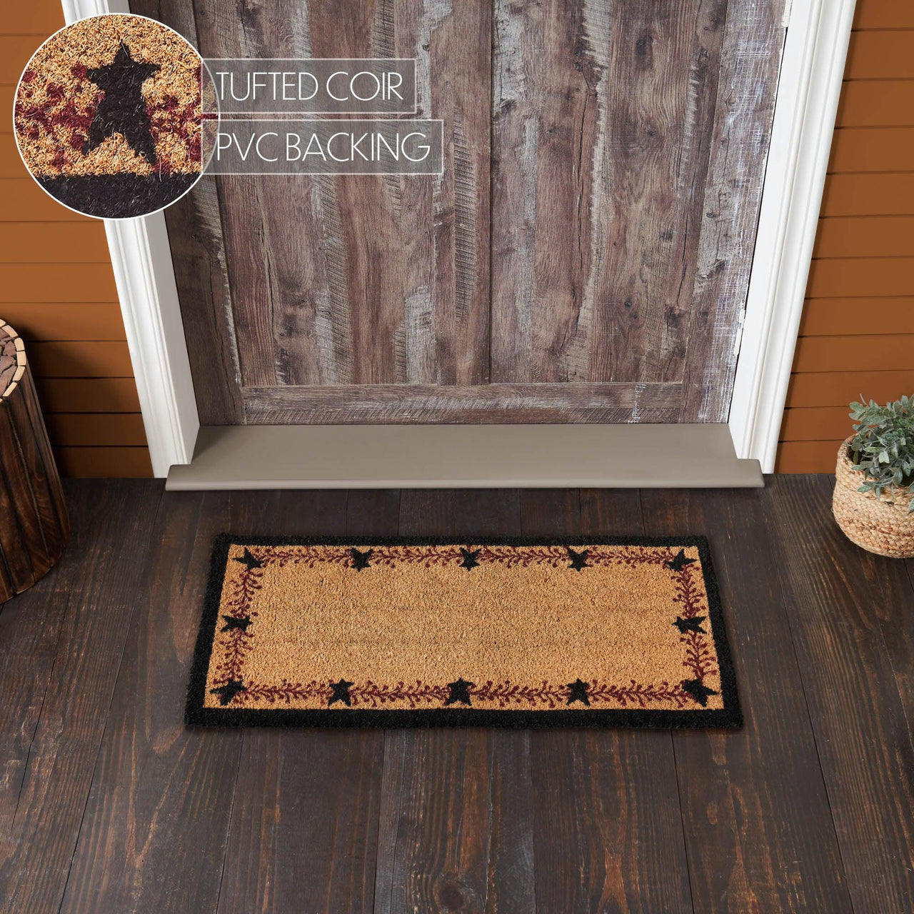 Pip Vinestar Coir Rug Rect 17x36 - The Fox Decor