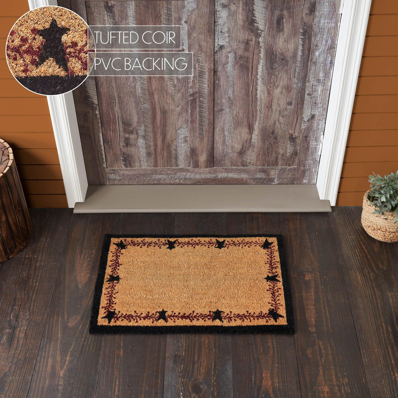 Pip Vinestar Coir Rug Rect 20x30 - The Fox Decor