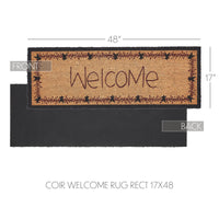 Pip Vinestar Coir Welcome Rug Rect 17x48