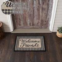 Finders Keepers Welcome Friends Coir Rug Rect 20x30 - The Fox Decor