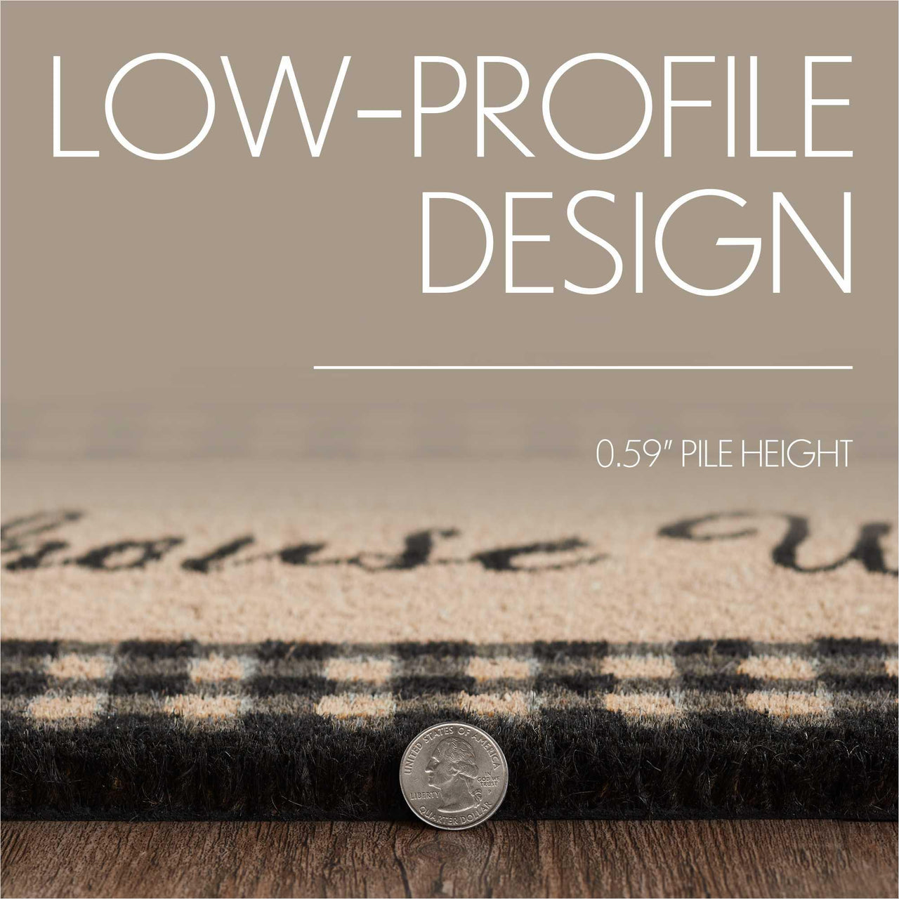 Finders Keepers Farmhouse Welcome Coir Rug Rect 17x48 - The Fox Decor