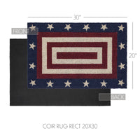 My Country Coir Rug Rect 20x30 - The Fox Decor