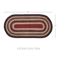 Thumbnail for Connell Jute Rug Oval 17x36 - The Fox Decor