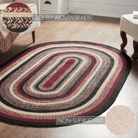 Connell Jute Rug Oval w/ Pad 48x72 - The Fox Decor