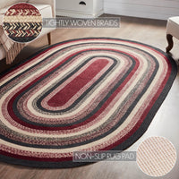 Connell Jute Rug Oval w/ Pad 60x96 - The Fox Decor