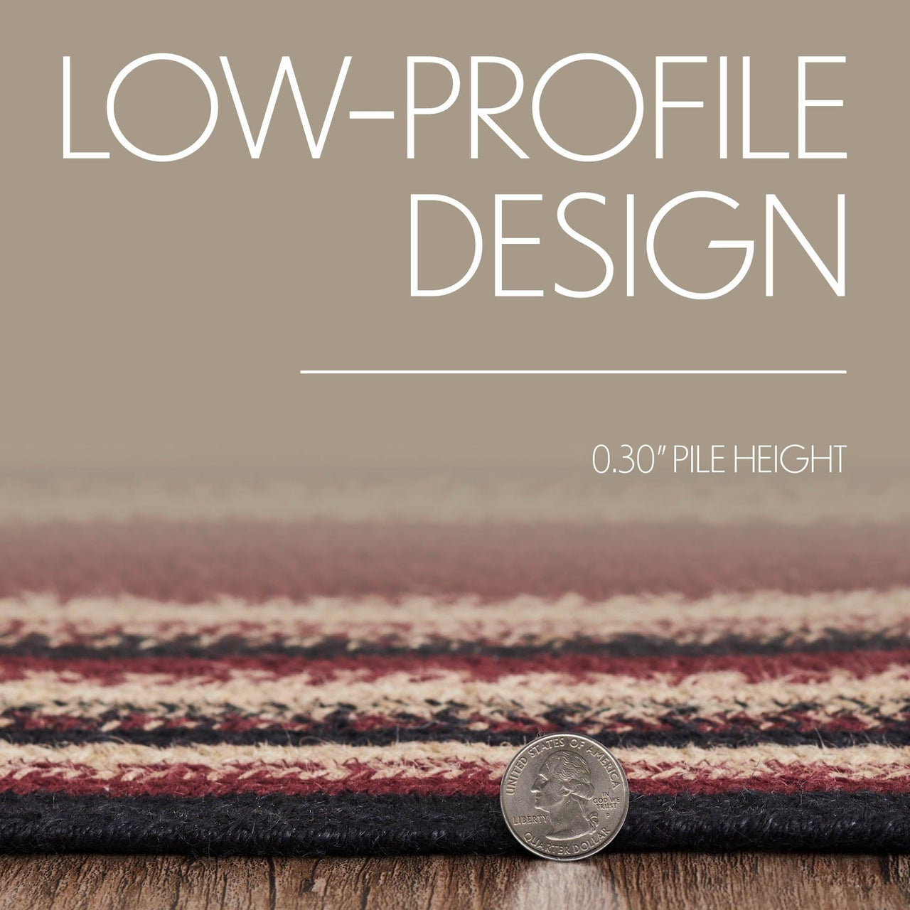 Connell Jute Rug Oval w/ Pad 60x96 - The Fox Decor