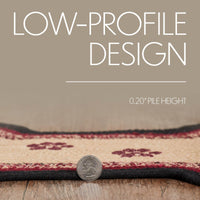 Connell Medium Bone Rug Stencil Paws 15x23 - The Fox Decor