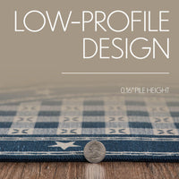 My Country Polyester Rug Half Circle 16.5x33 - The Fox Decor