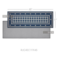 My Country Polyester Rug Rect 17x48 - The Fox Decor