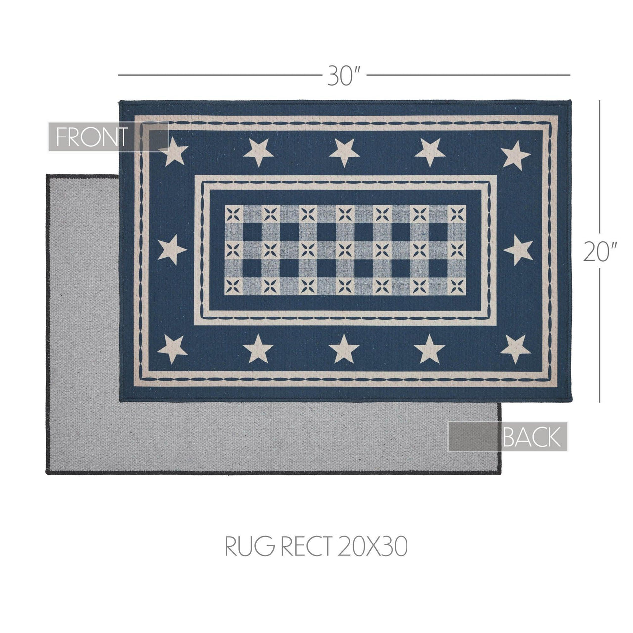 My Country Polyester Rug Rect 20x30 - The Fox Decor