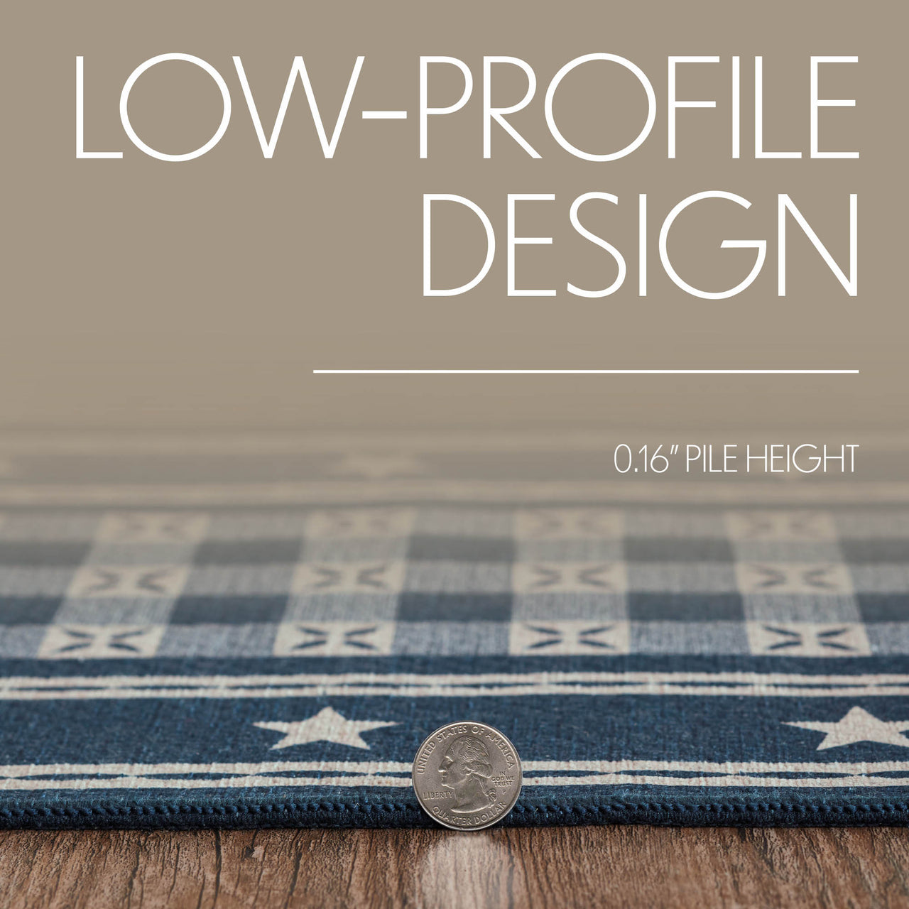 My Country Polyester Rug/Runner Rect 22"x78" VHC Brands - The Fox Decor