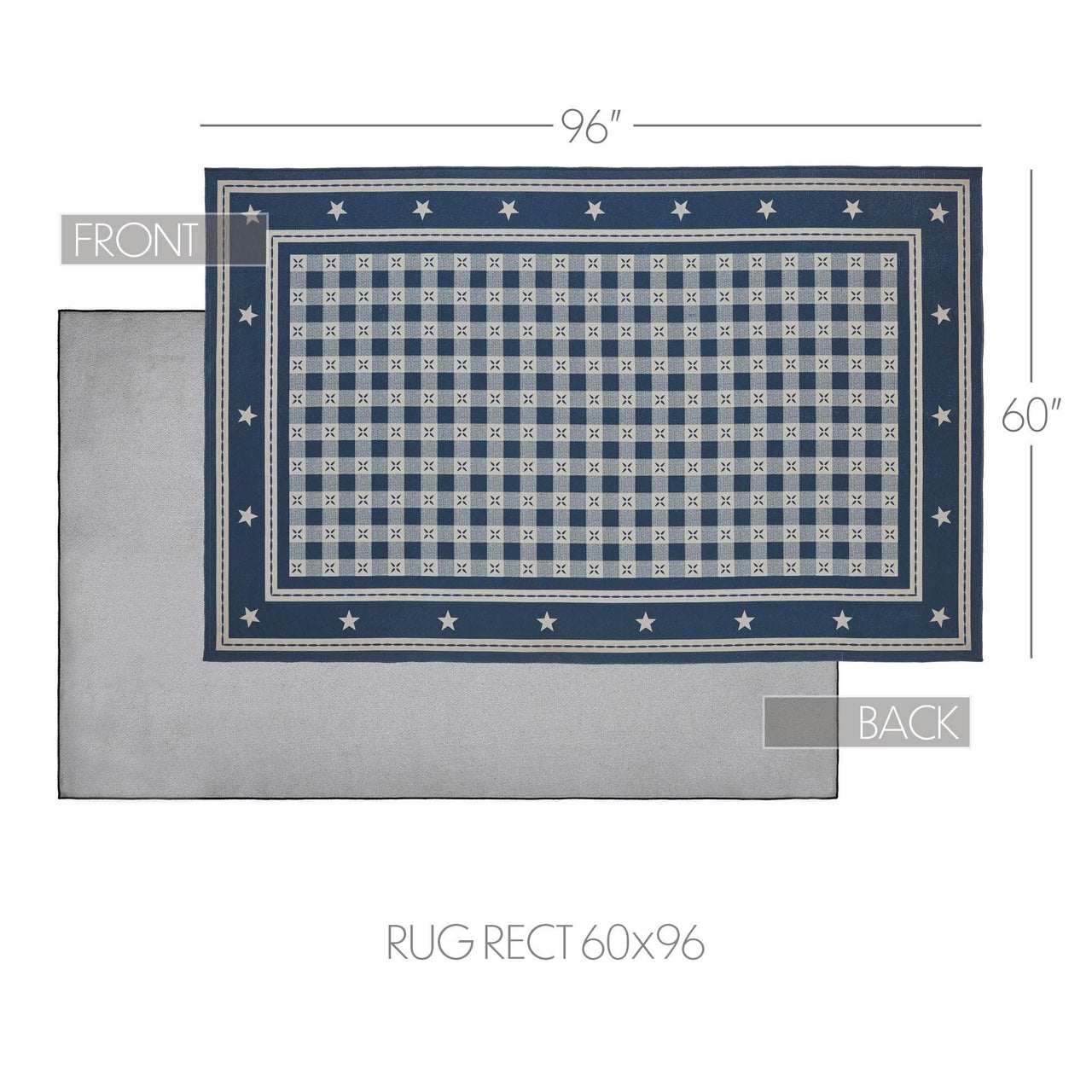 My Country Polyester Rug Rect 60x96 - The Fox Decor