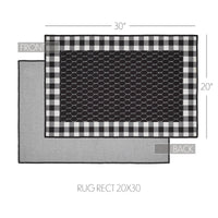 Down Home Polyester Rug Rect 20x30 - The Fox Decor