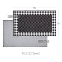 Down Home Polyester Rug Rect 36x60 - The Fox Decor