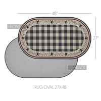 Pip Vinestar Polyester Rug Oval 27x48 - The Fox Decor