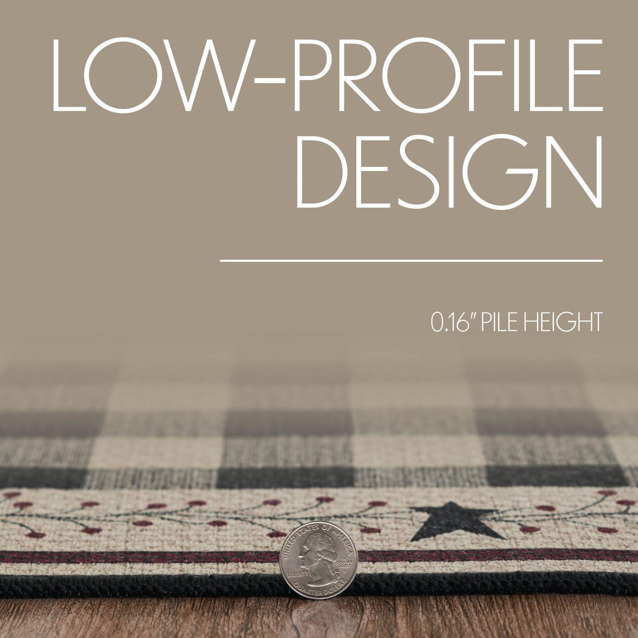 Pip Vinestar Polyester Rug Rect 36x60 - The Fox Decor