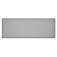 Black Check Polyester Rug Rect 17x48 - The Fox Decor