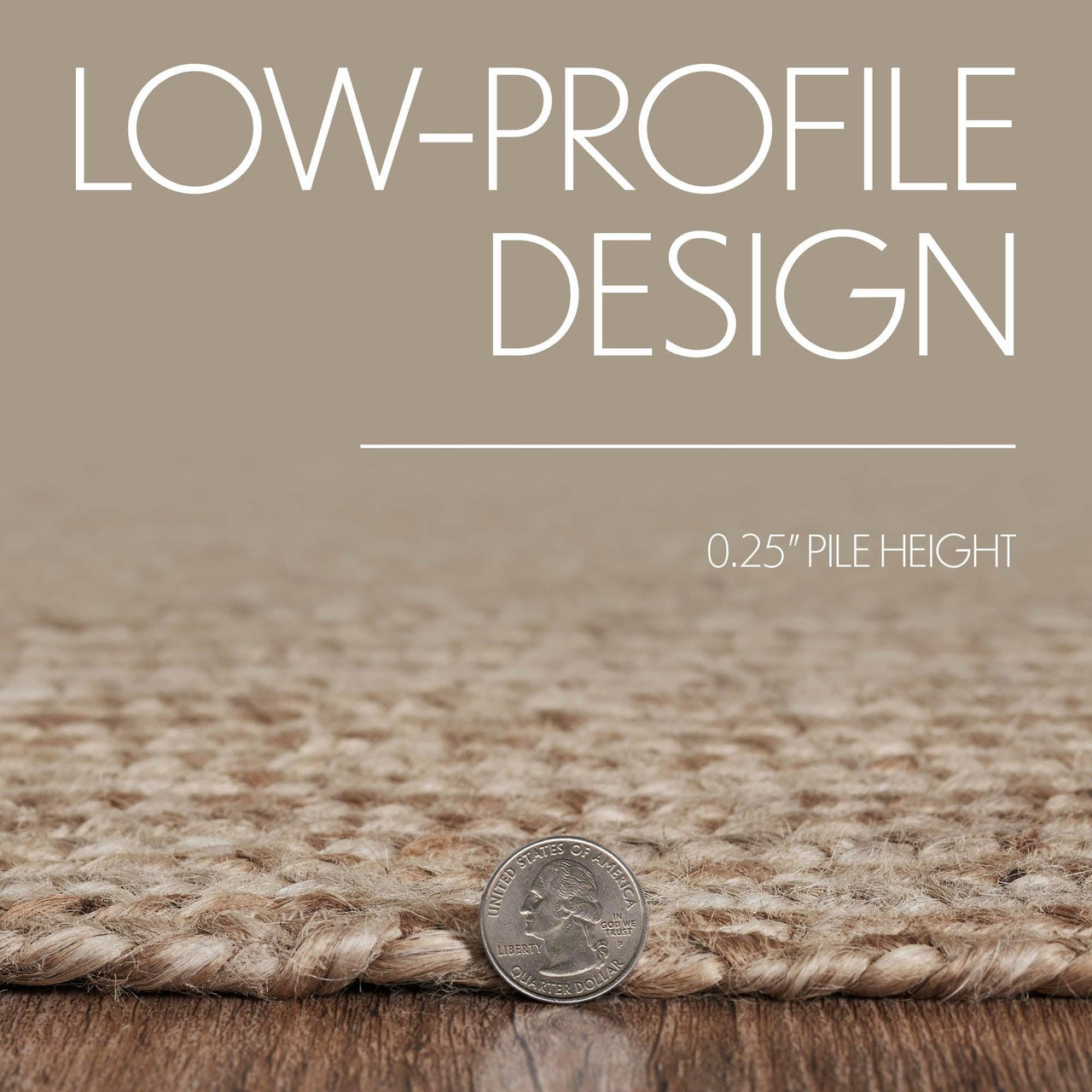 Natural Jute Rug Oval w/ Pad 17x48 - The Fox Decor