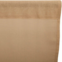 Tobacco Cloth Khaki Prairie Long Panel Curtain Fringed Set of 2 84x36x18 VHC Brands