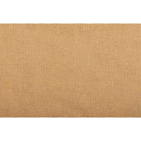 Burlap Natural Standard Pillow Case w/ Fringed Ruffle Set of 2 21x30 VHC Brands