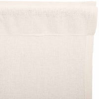 Burlap Antique White Tier Curtain Set of 2 L24xW36