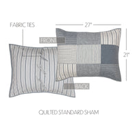 Sawyer Mill Blue Standard Sham 21x27 VHC Brands